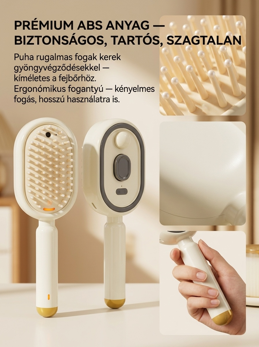 Hivatalos akció! Olajos hajápoló fésű regenerálja a hajat és visszaadja a ragyogást!