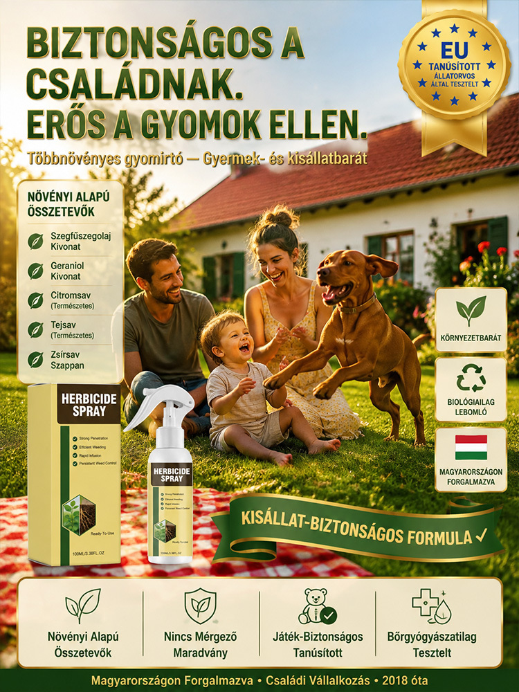 [Bio gyomirtó spray 2 db csak 14 990 Ft] Pusztítsa el a gyomot gyökerestől! Környezetbarát gyomirtó térkőre és kertbe.