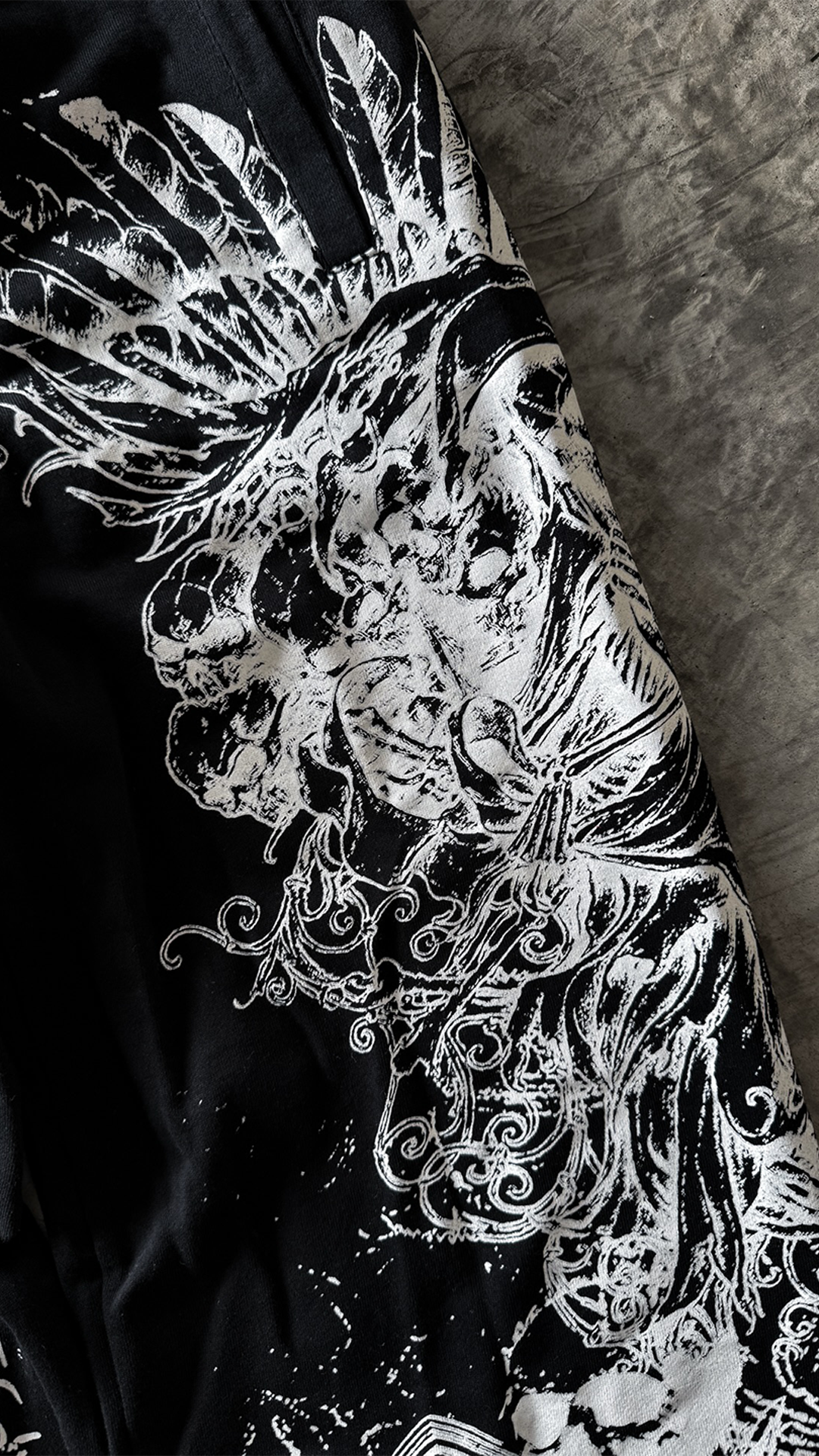 "AFTERLIFE" SWEATPANTS BLACK