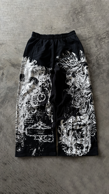"AFTERLIFE" SWEATPANTS BLACK