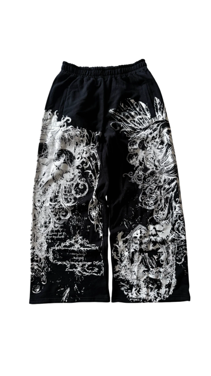 "AFTERLIFE" SWEATPANTS BLACK