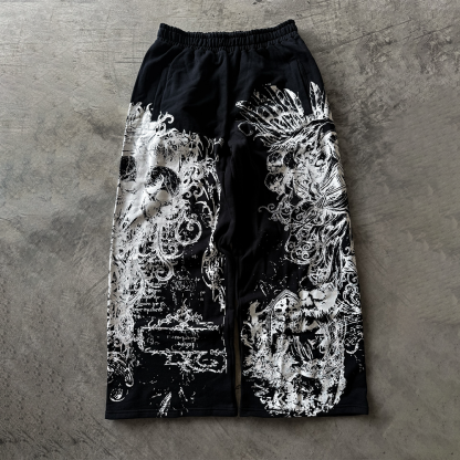 "AFTERLIFE" SWEATPANTS BLACK