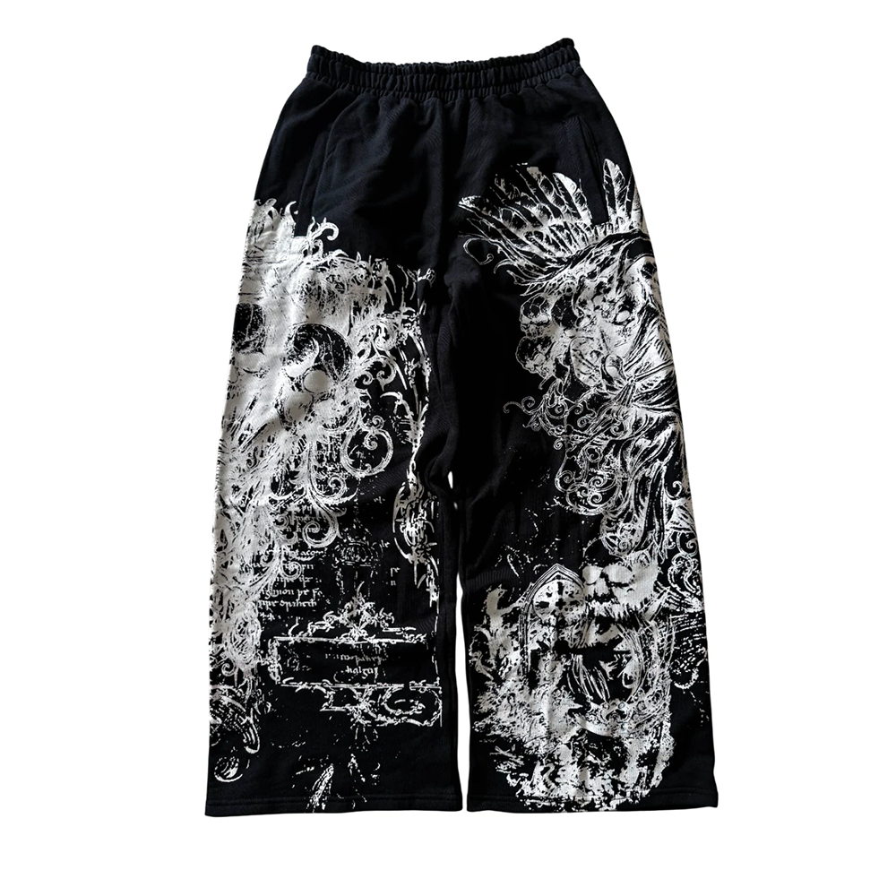 "AFTERLIFE" SWEATPANTS BLACK
