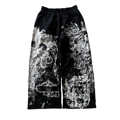 "AFTERLIFE" SWEATPANTS BLACK