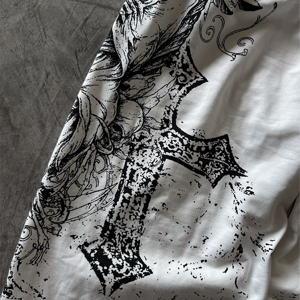 ''AFTERLIFE'' SWEATPANTS WHITE