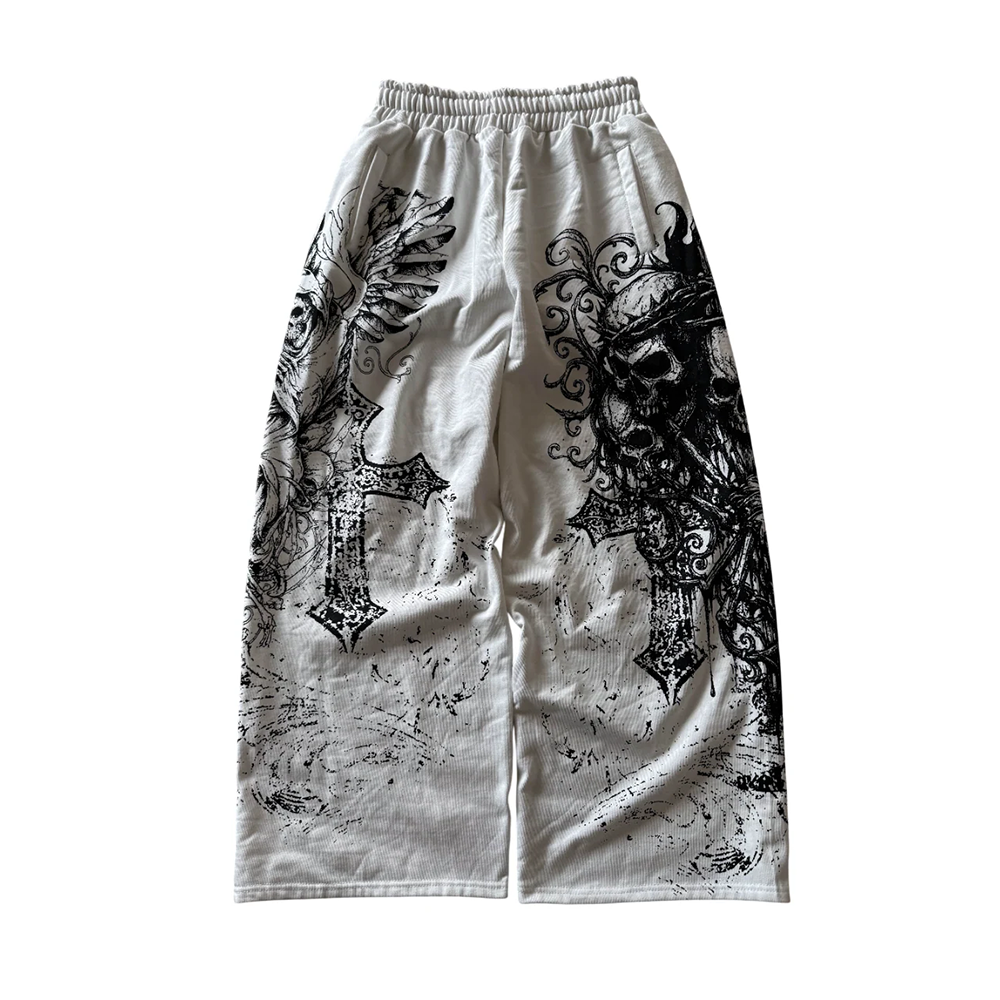 ''AFTERLIFE'' SWEATPANTS WHITE