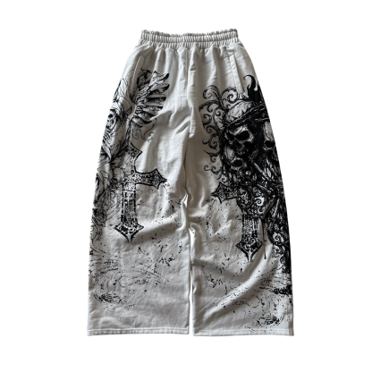 ''AFTERLIFE'' SWEATPANTS WHITE