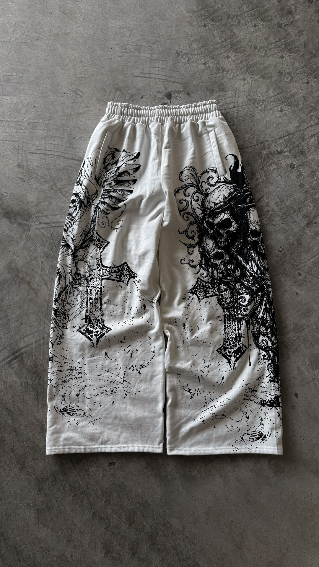''AFTERLIFE'' SWEATPANTS WHITE