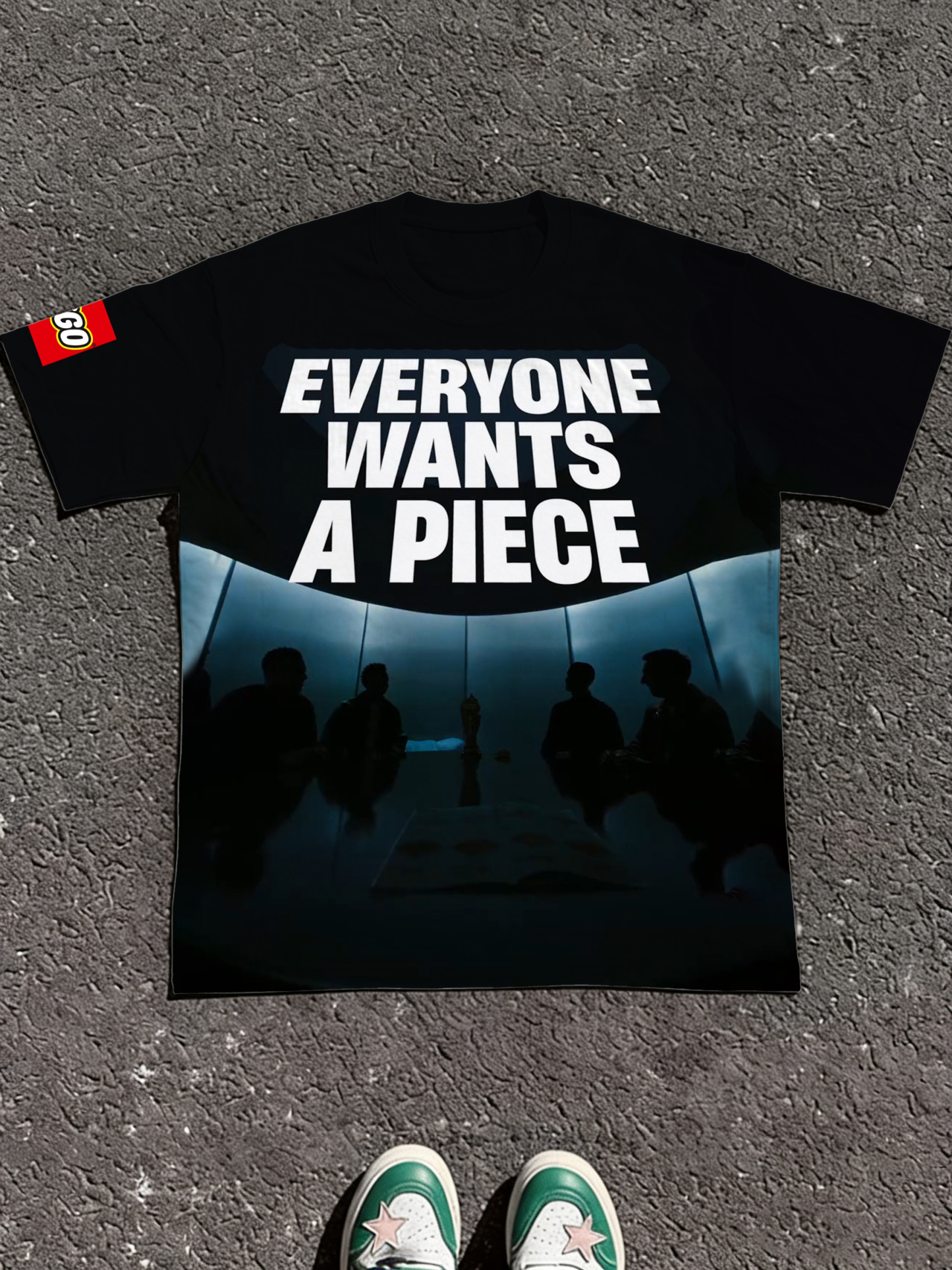 Everyone Wants A Piece World Cup Crew-Neck Casual T-Shirt