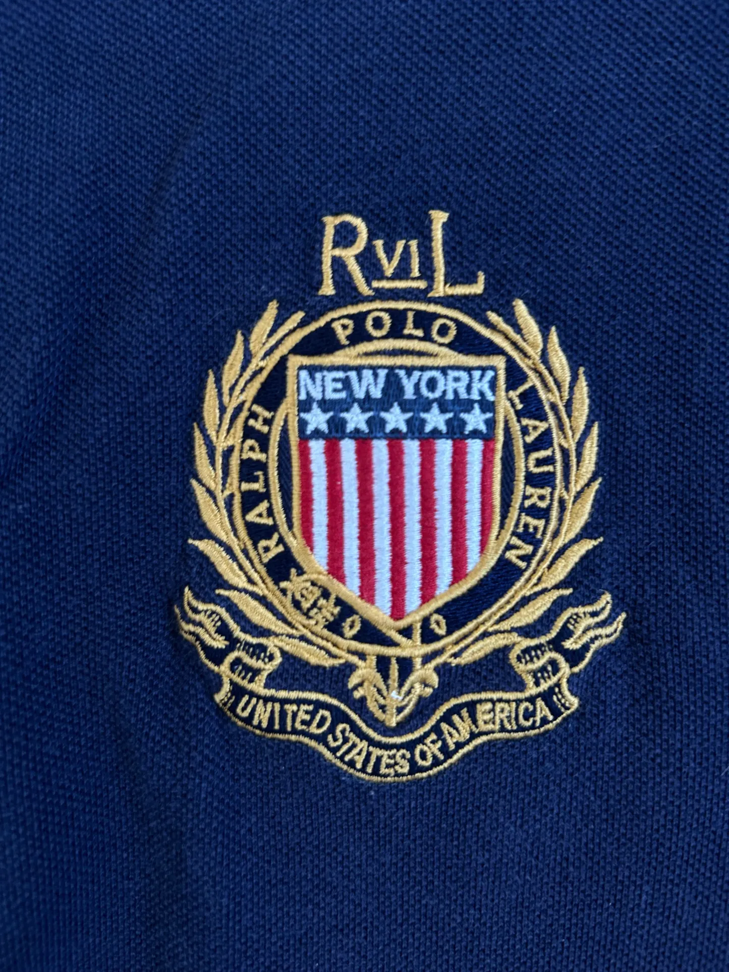 Polo Ralph Lauren Big Pony "NEW YORK" City Longsleeve Polo