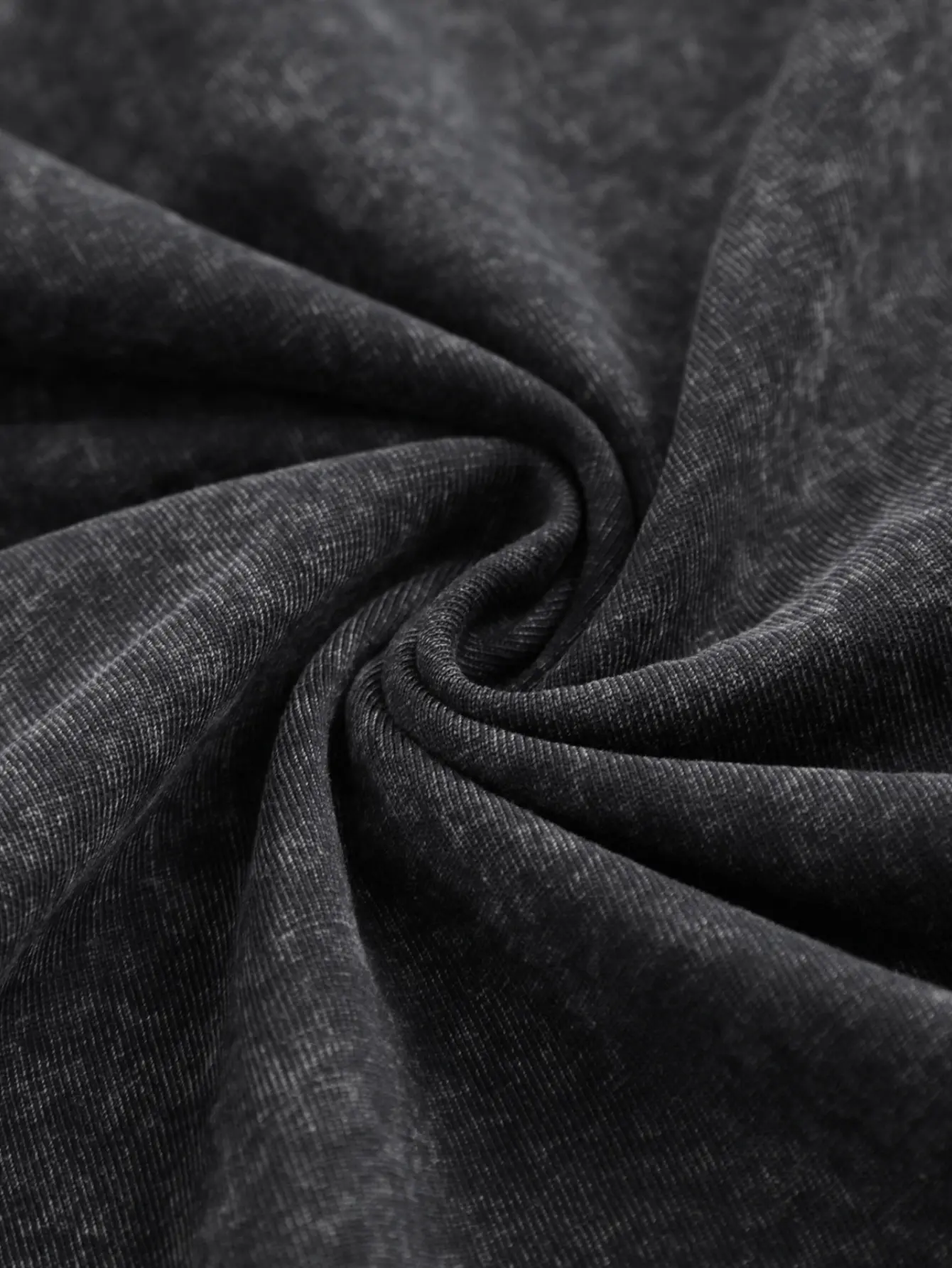 Virgin Mary Graphic T-Shirt, Washed Black Heavy Cotton, Gothic Streetwear