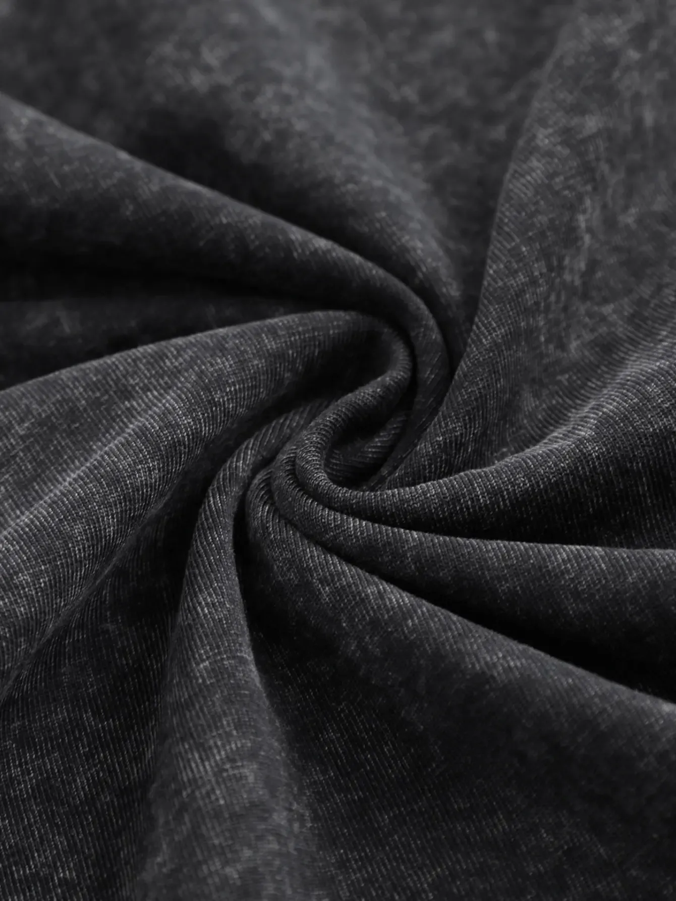 Virgin Mary Graphic T-Shirt, Washed Black Heavy Cotton, Gothic Streetwear