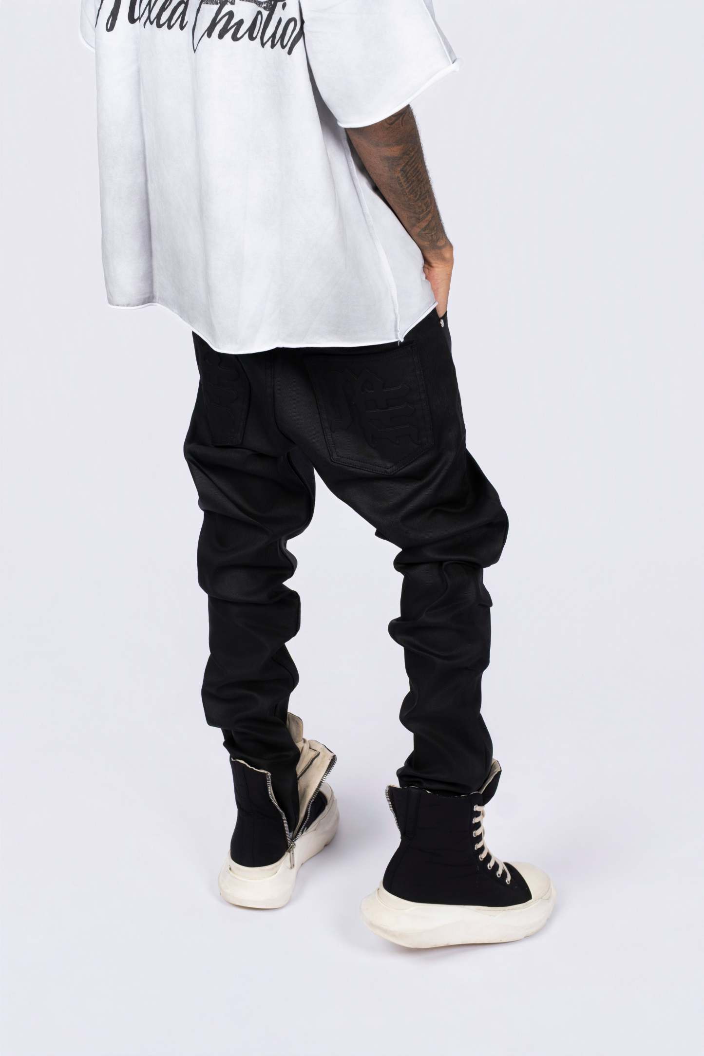 ‘Blackout’ Wax Denim