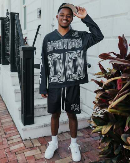 Black “Lightning” Short