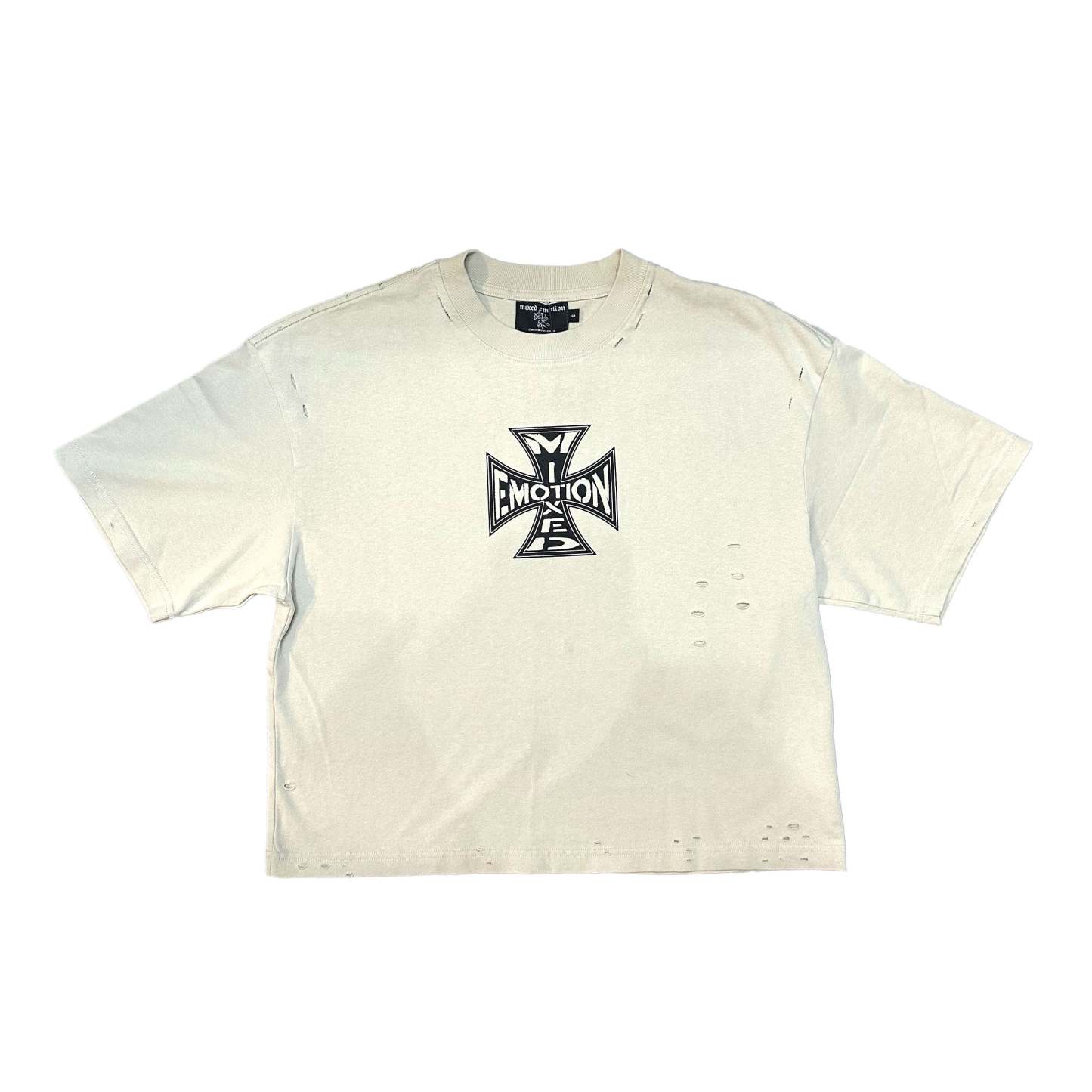 Cream ‘Classic’ Tee Boxy Fit