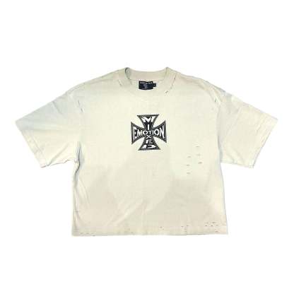 Cream ‘Classic’ Tee Boxy Fit