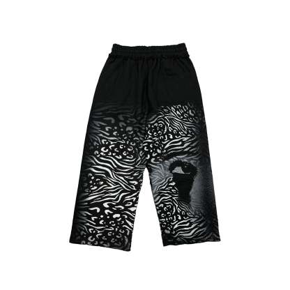 Black ‘Striped’ Sweatpants