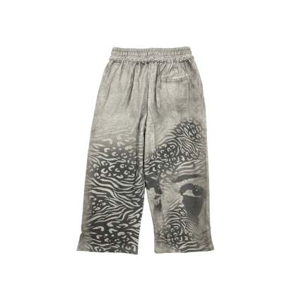 Grey ‘Striped’ Sweatpants