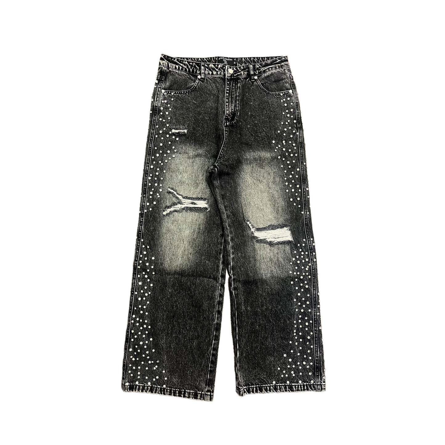 Grey ‘Stone’ Baggy Jeans
