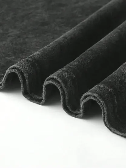 Virgin Mary Graphic T-Shirt, Washed Black Heavy Cotton, Gothic Streetwear