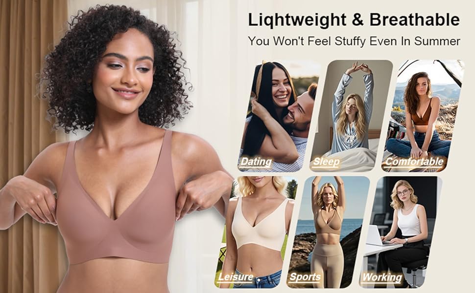 supportive bras for women wireless bras