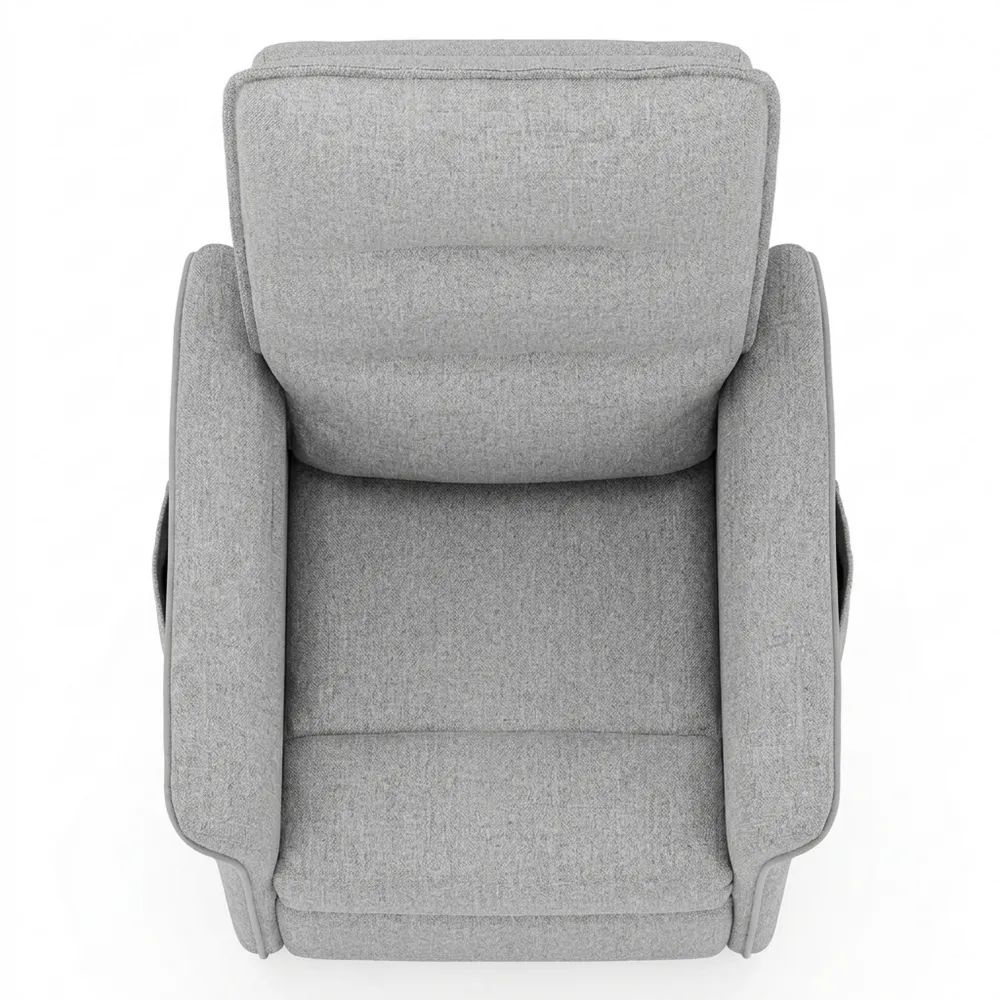 Elektrischer Relaxsessel mit Verstellfunktion, ergonomischer Ruhesessel, lichtgrau