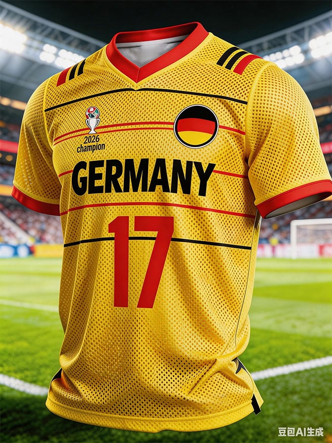 Herren Fußball-Fan-Trikot der deutschen Nationalmannschaft: Kurzarm-T-Shirt mit der Nummer „17“ (Mesh, atmungsaktiv) 🔍 关键术语解析 (Vokabeln)