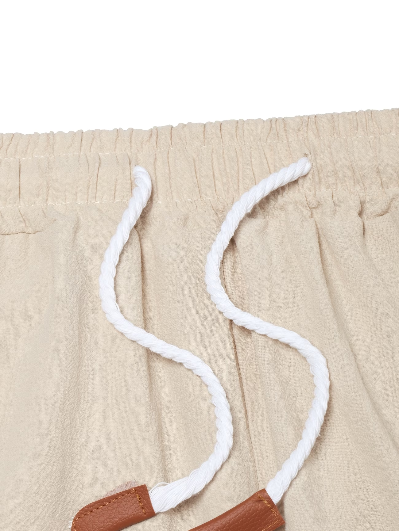 Herren Leinen-Shorts mit Kordelzug für den Sommer