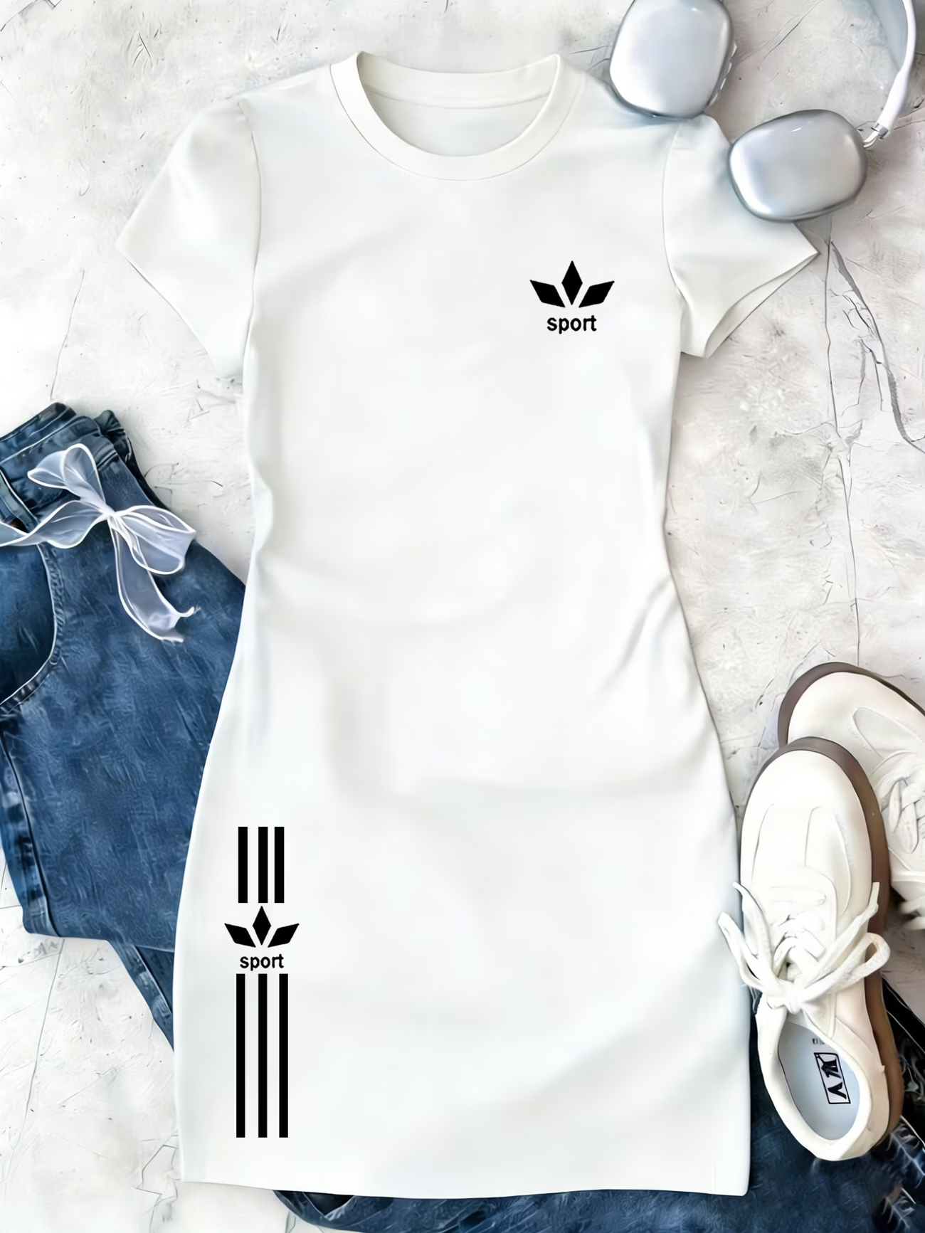⏰ Letzter Tag: 50% Rabatt! 🔥-Dieses sportliche Sommerkleid ist bequem und alltagstauglich