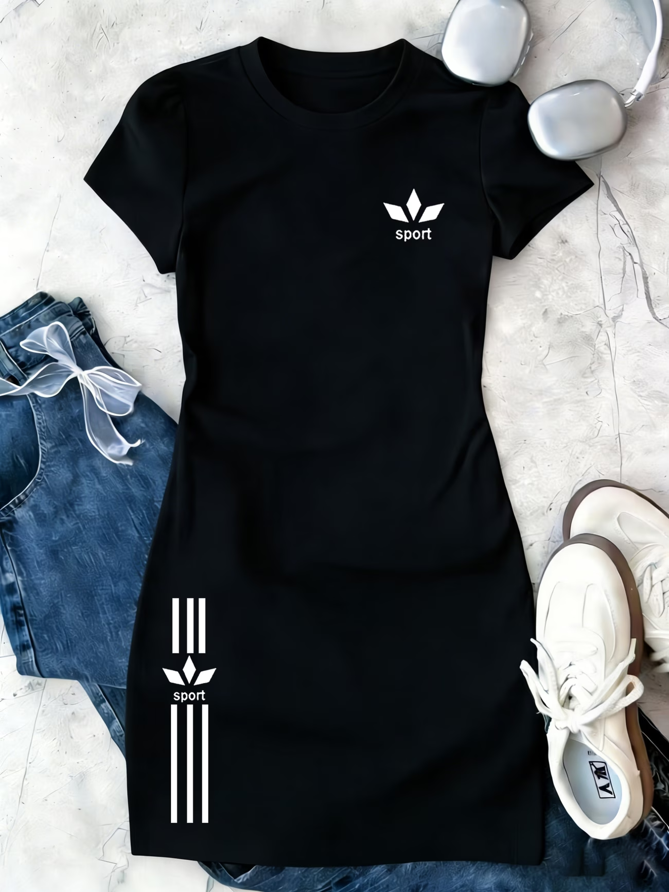 ⏰ Letzter Tag: 50% Rabatt! 🔥-Dieses sportliche Sommerkleid ist bequem und alltagstauglich