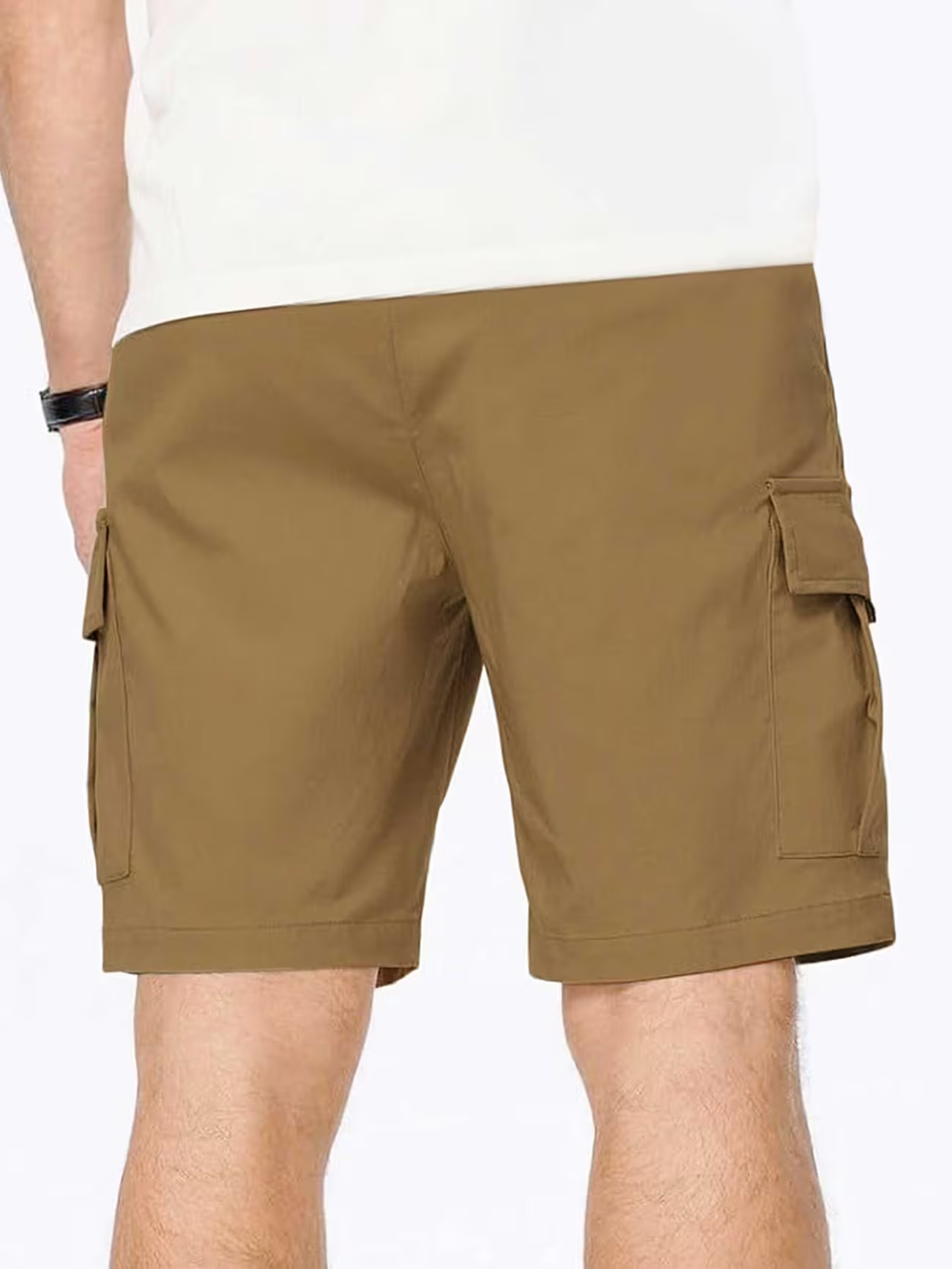 Herren Cargo-Shorts mit elastischem Bund und Taschen