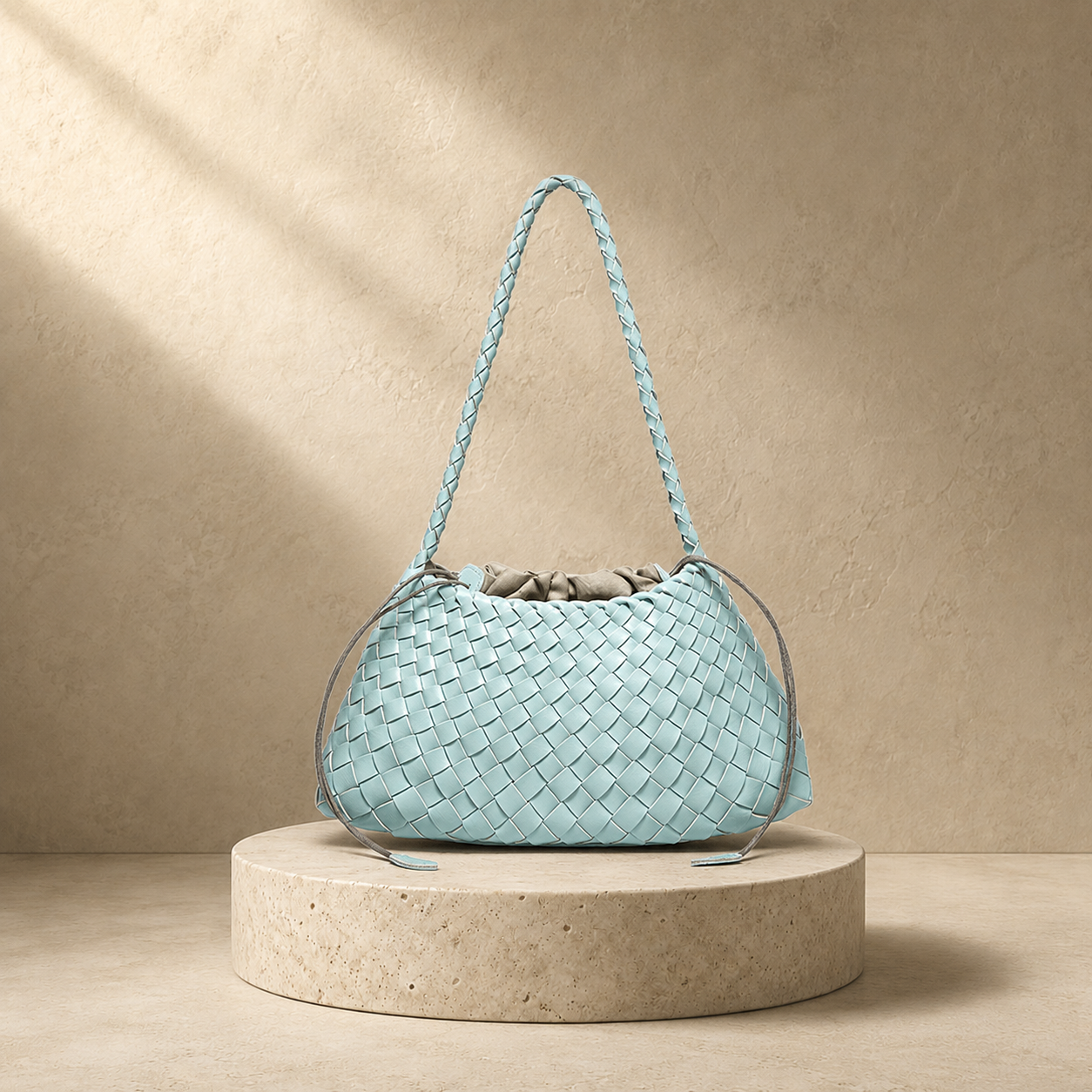 "Nuvola di Toscana" – Handgeflochtene Oversize-Hobo aus butterweichem, italienischem Premium-Leder