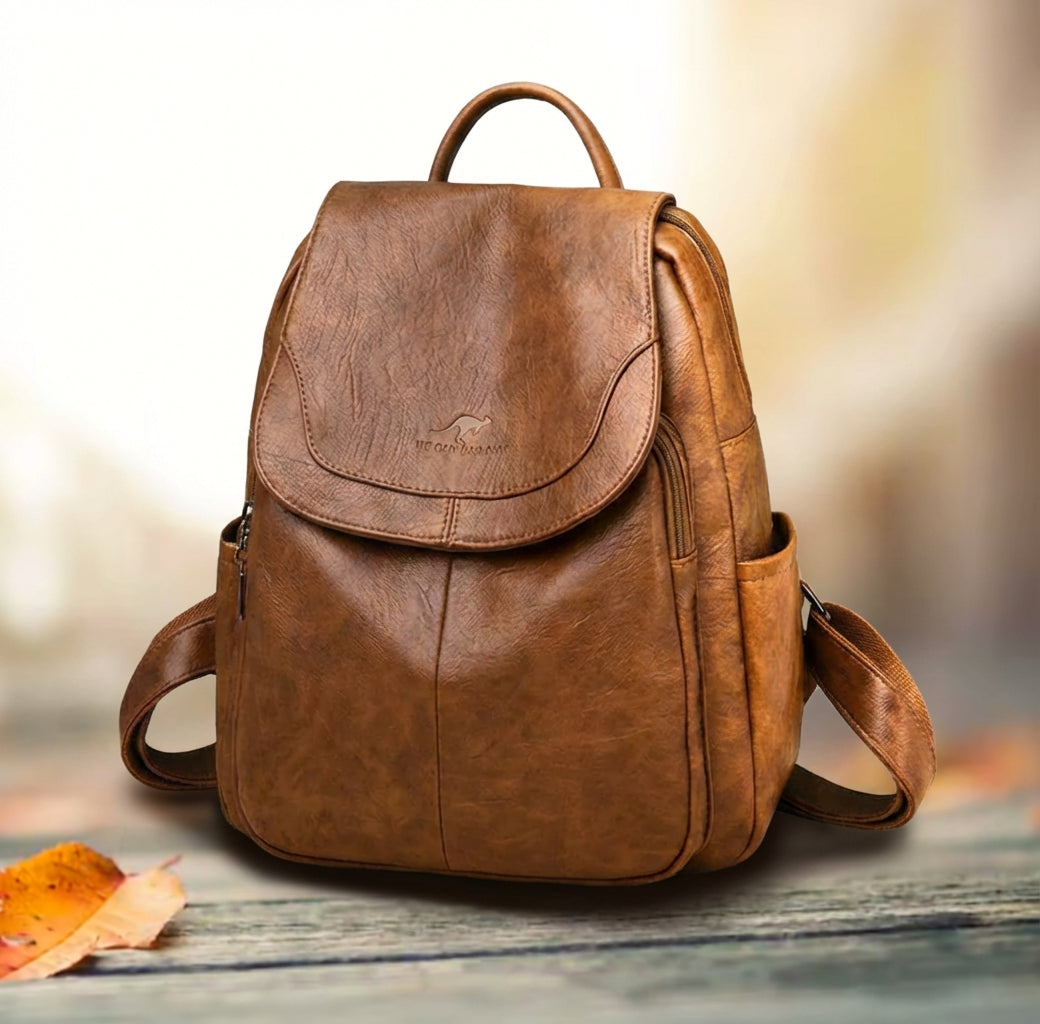 Rucksack aus echtem Leder