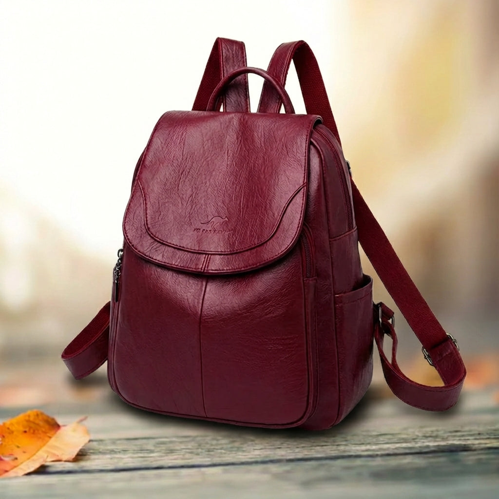 Rucksack aus echtem Leder