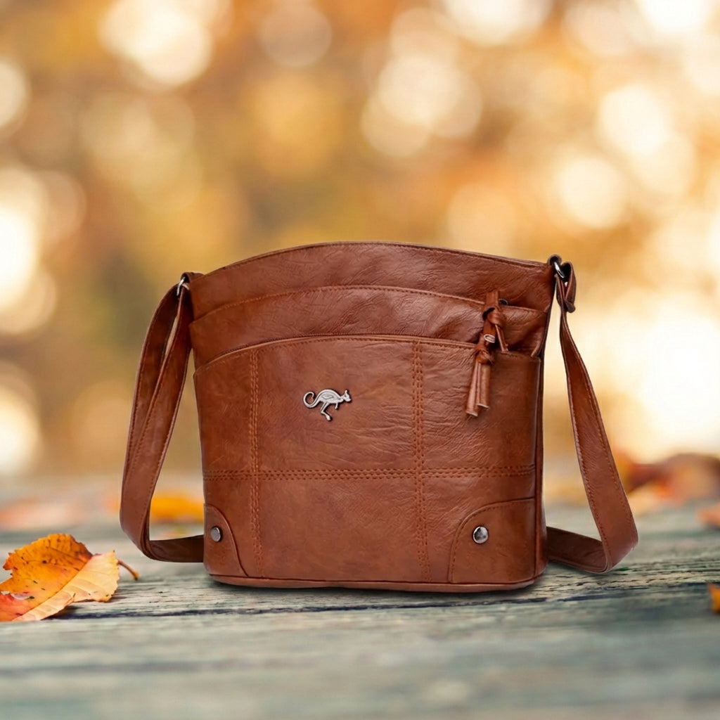 Messenger aus echtem Leder
