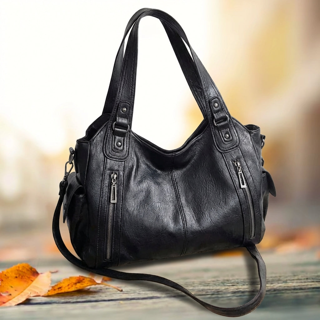 Hobo-Bag aus echtem Leder