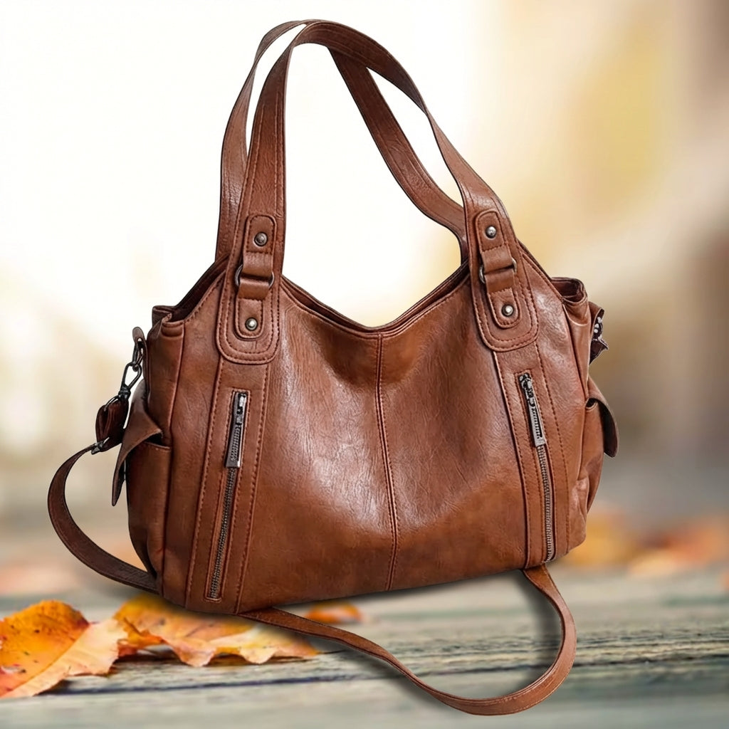 Hobo-Bag aus echtem Leder
