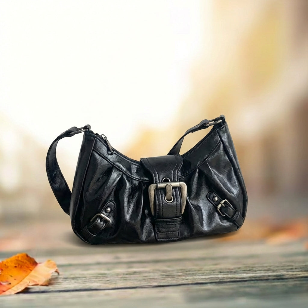 Slouch Bag aus echtem Leder