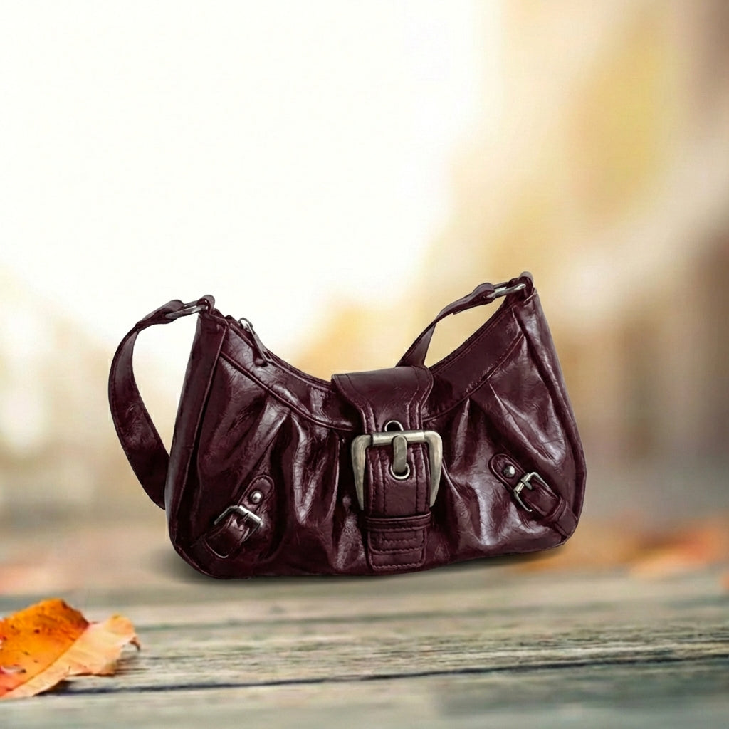 Slouch Bag aus echtem Leder