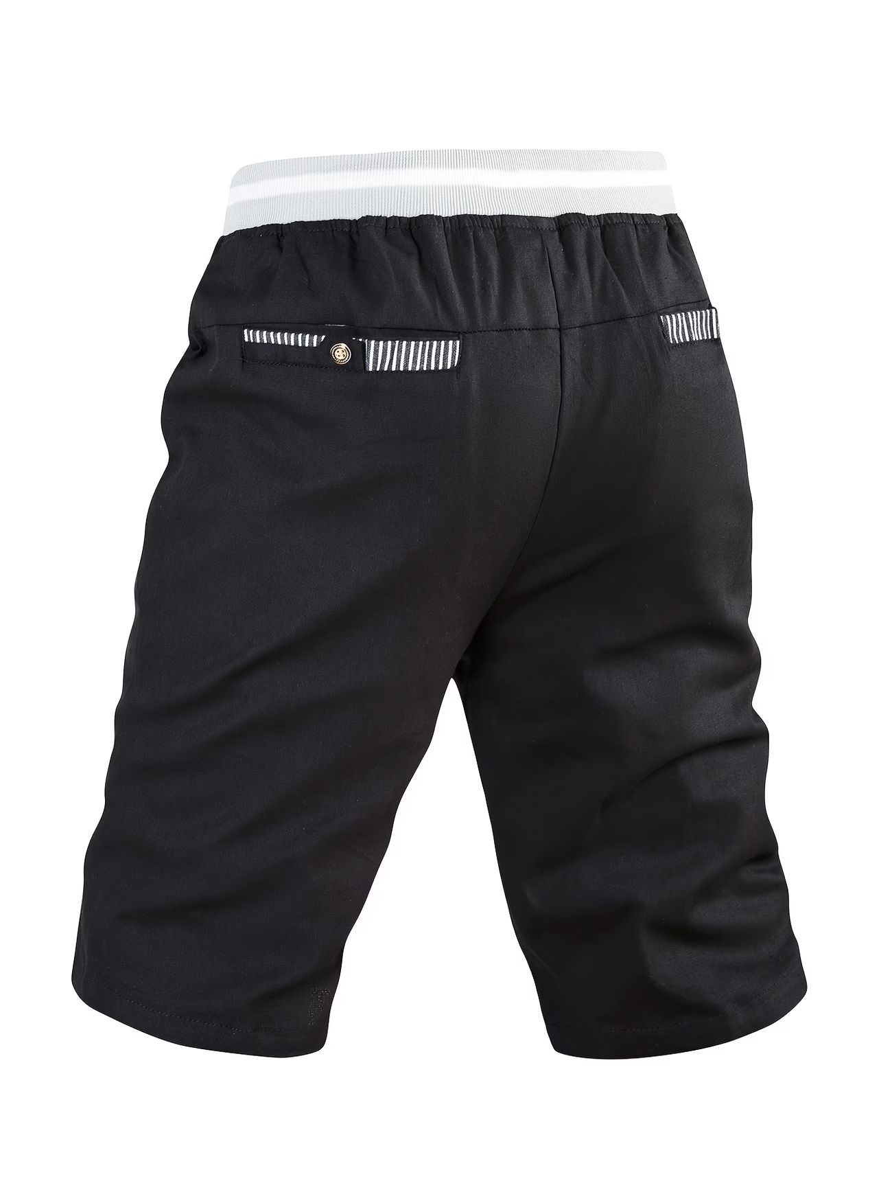 Herren Freizeitshorts mit Kordelzug und modernem Kontrastbund