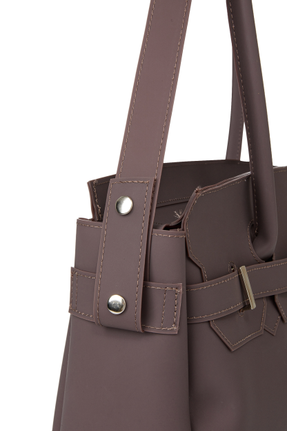 JELLY TWO-WAY BAG IN BROWN