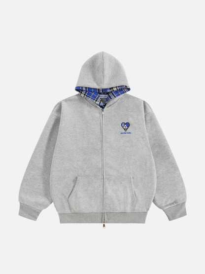 Aelfric Eden Oversized Plaid Hoodie