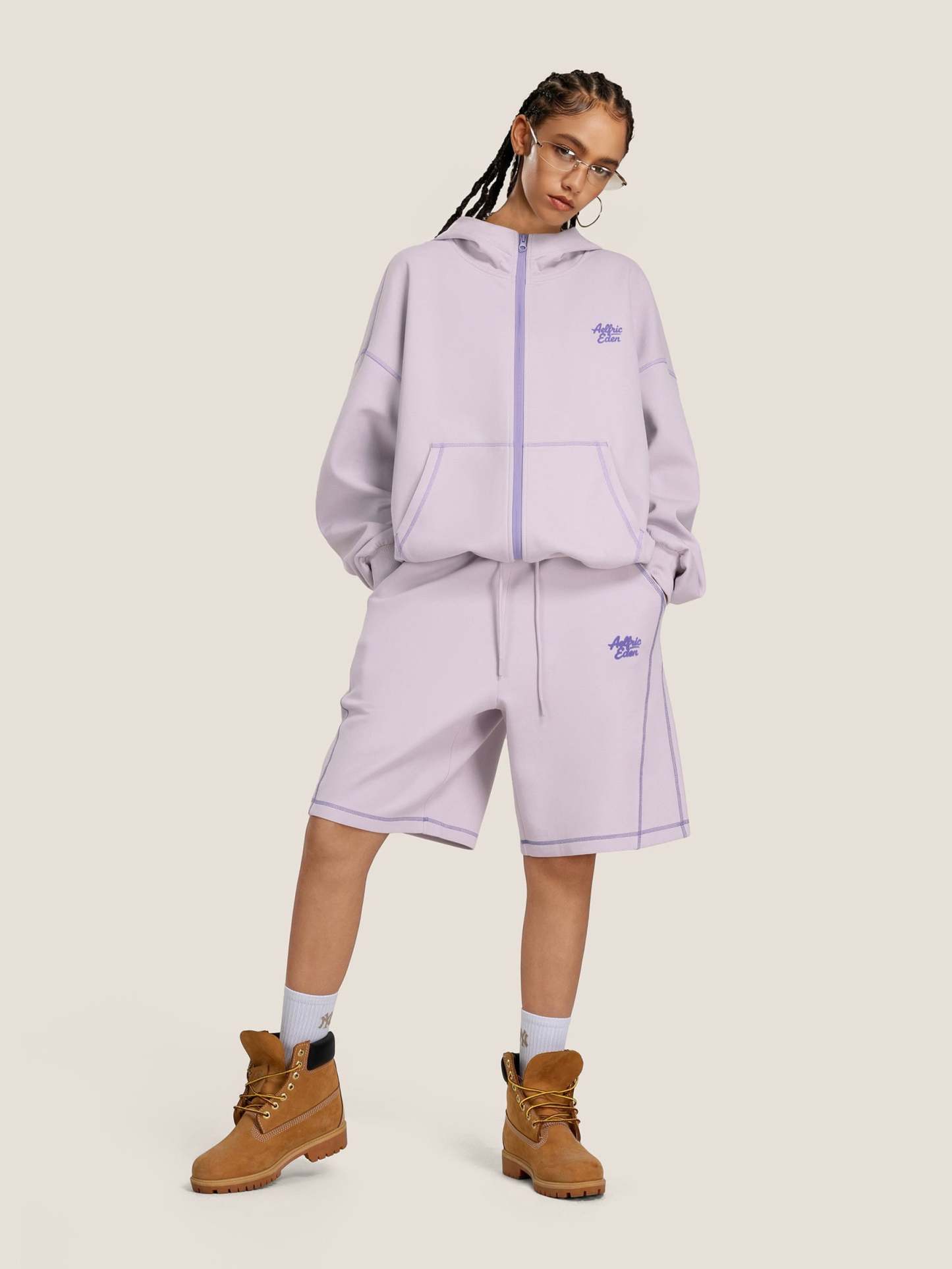 Cloud Boxy Sweat Set