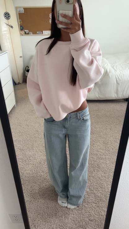 Classic Crewneck (shell pink)