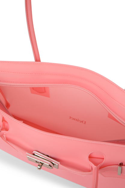 JELLY TWO-WAY BAG IN DEEP PINK