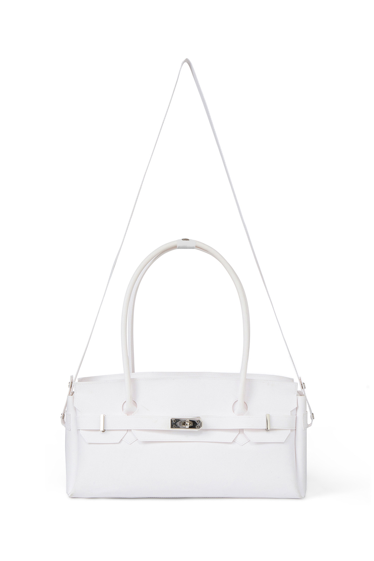 JELLY TWO-WAY BAG IN WHITE