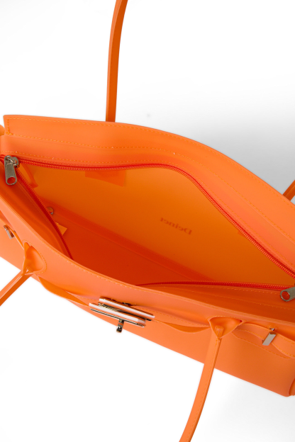 JELLY TWO-WAY BAG IN ORANGE