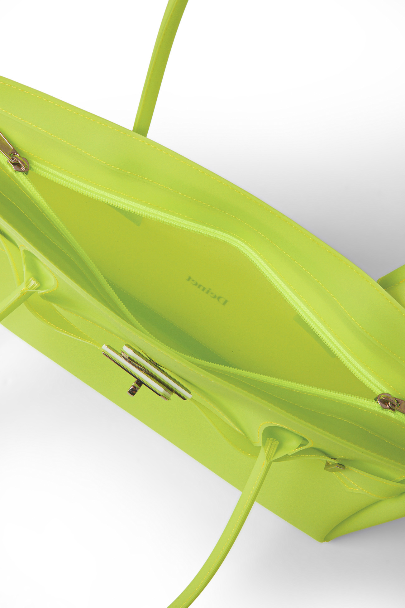 JELLY TWO-WAY BAG IN LIGHT YELLOW