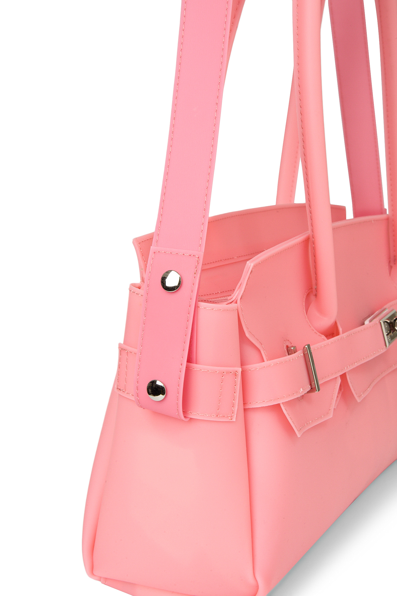 JELLY TWO-WAY BAG IN DEEP PINK