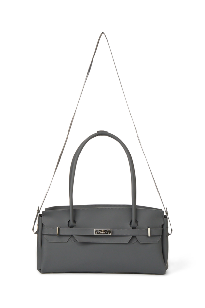 JELLY TWO-WAY BAG IN CHARCOAL